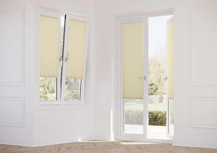 Solaris, Bisque - Stick Fit Pleated Blind - Image 14